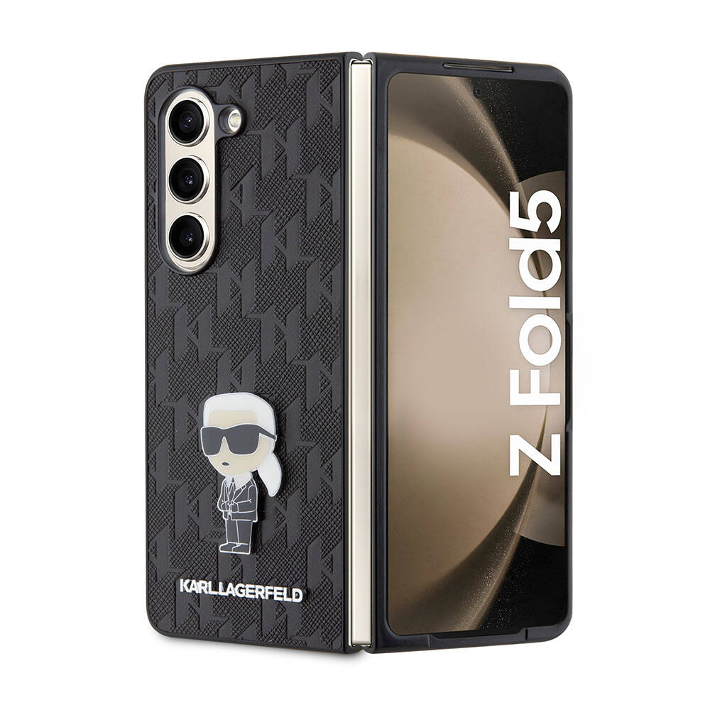 Karl Lagerfeld Galaxy Z Fold 5 Kılıf Orjinal Lisanslı KL Desenli Karl İkonik Saffiano Telefon Kılıfı - 1 Karl Lagerfeld Galaxy Z Fold 5 Kılıf Orjinal Lisanslı KL Desenli Karl İkonik Saffiano Telefon Kılıfı - 1